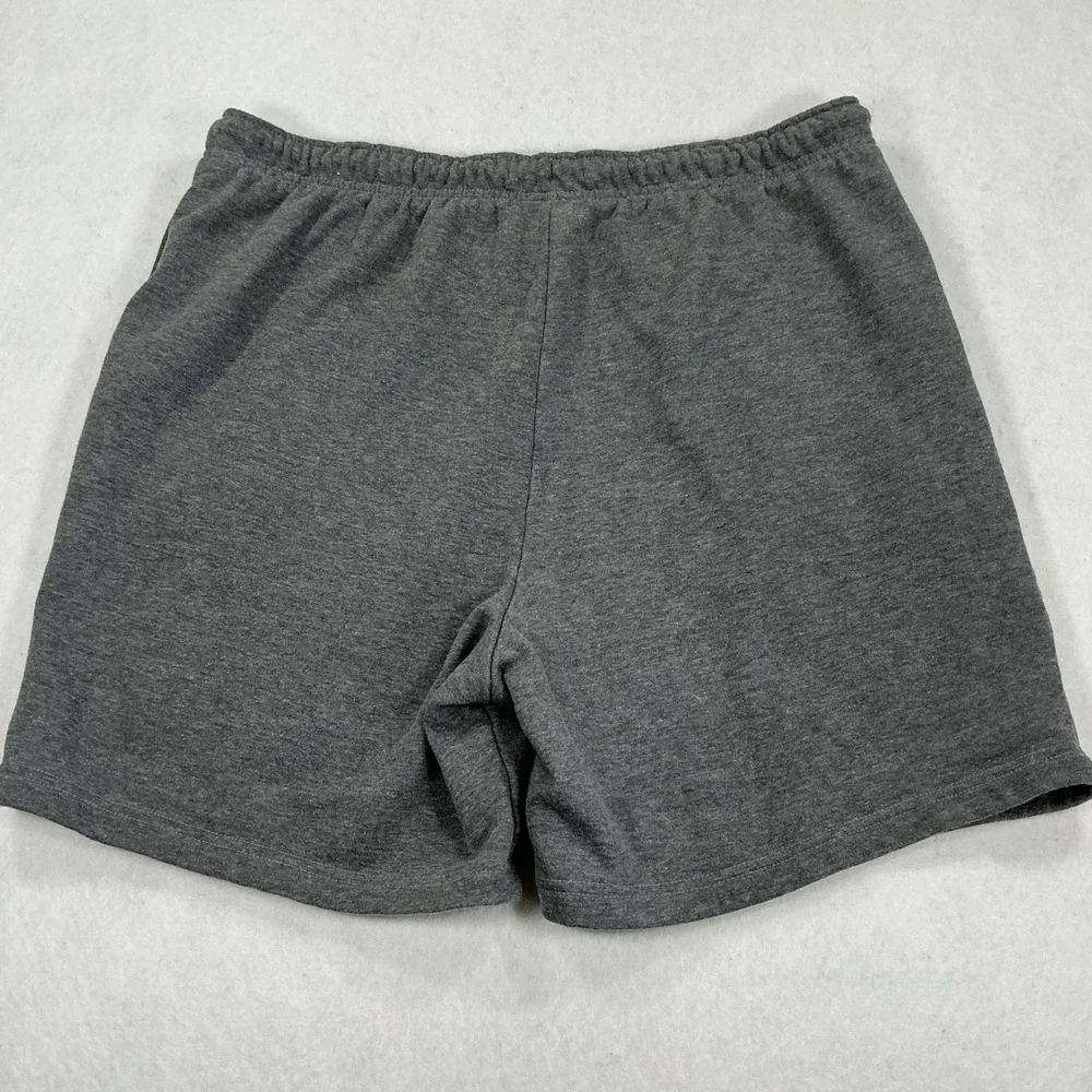The North Face Mens Gray Fleece Shorts XL Regular Fit Drawstring Athletic 1458